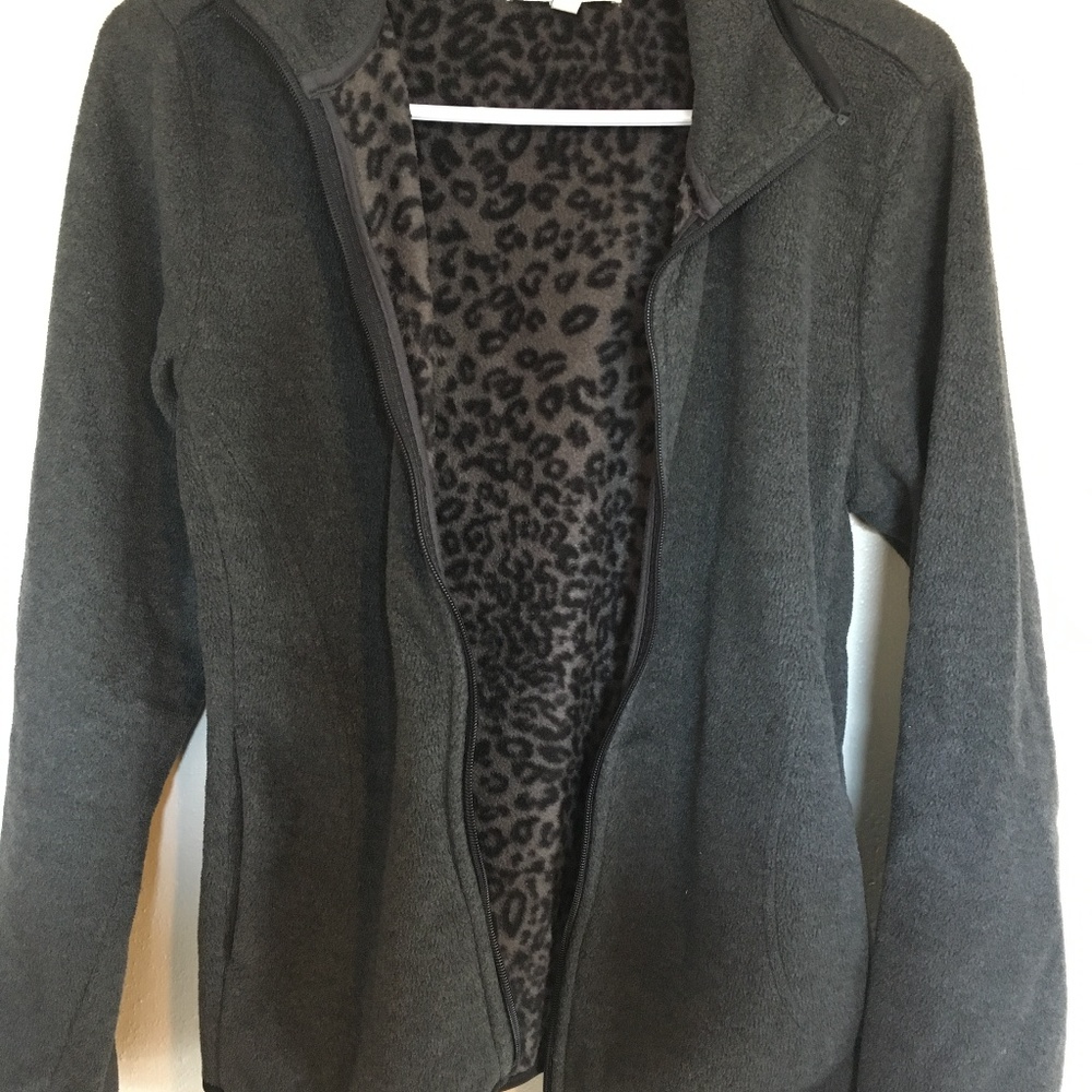 Dark Grey Fleece Zipup